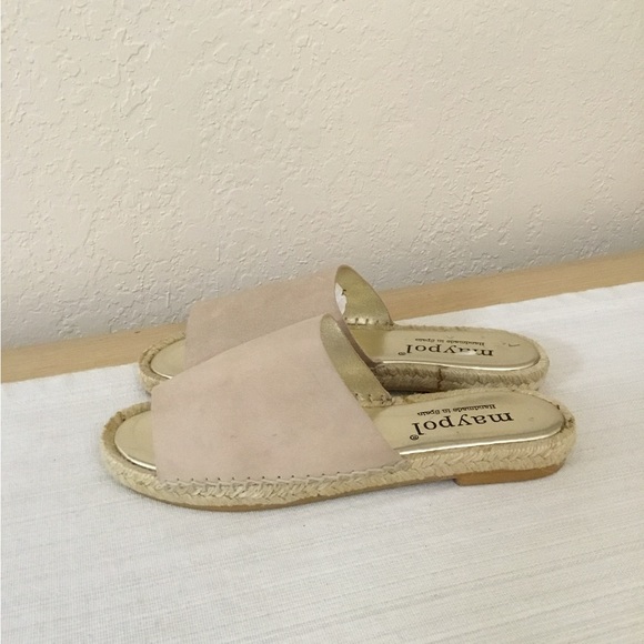 Anthropologie Maypol Suede Band Espadrille Slides size 39 - Picture 2 of 11